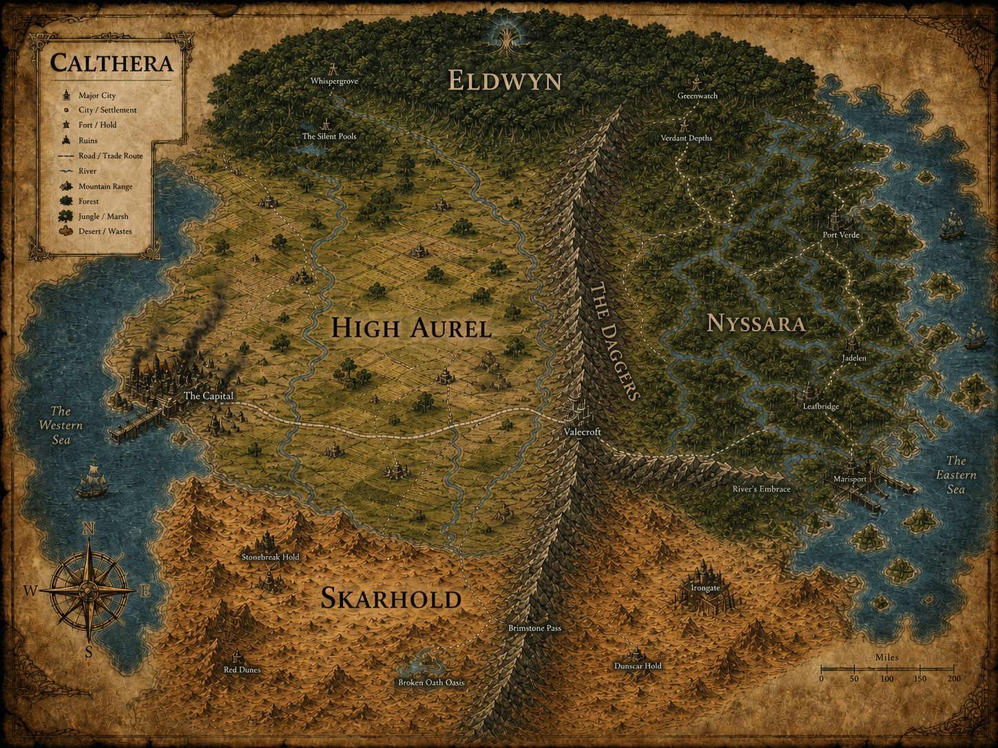 Map of Calthera